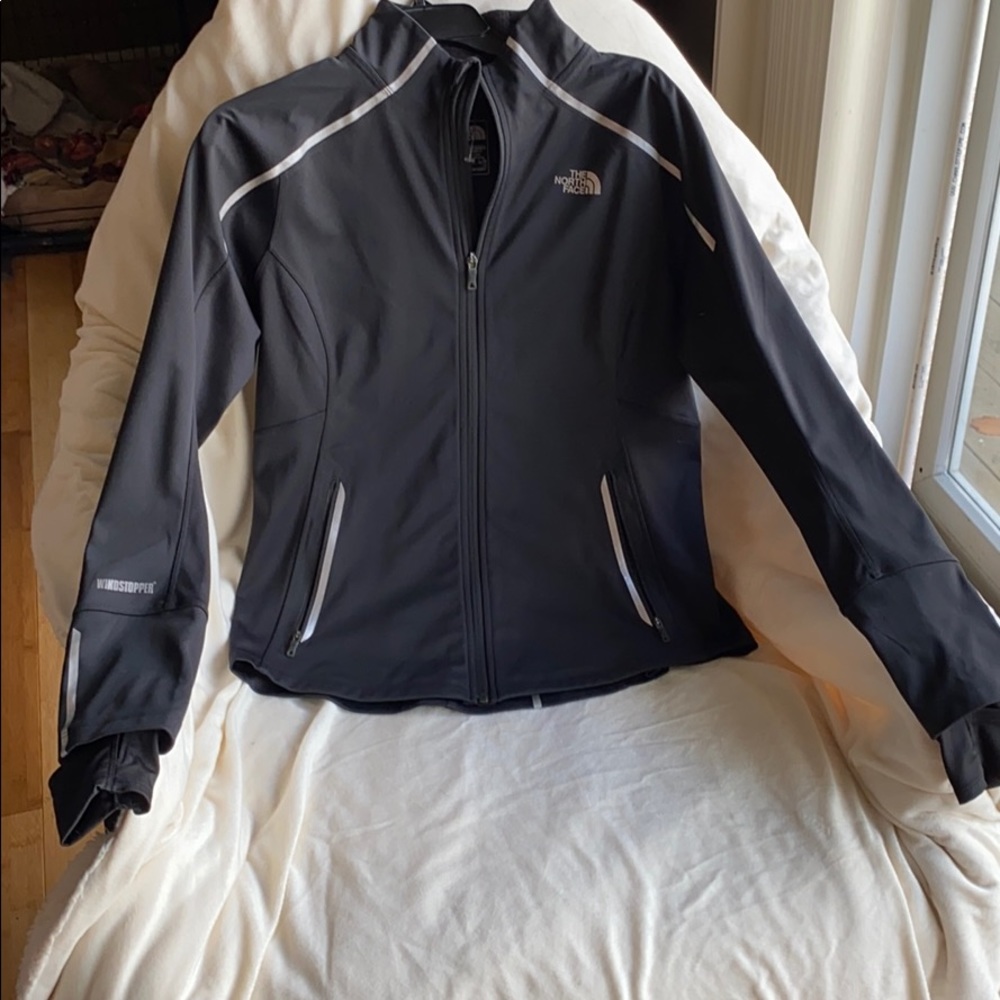 The North Face Black Reflective Wind Stopper Jacket NeverUsed